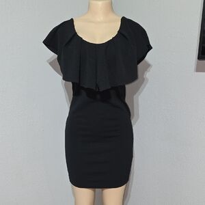 Lilyful Elegant Black Dress Size L